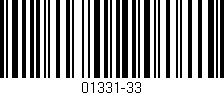 Código de barras (EAN, GTIN, SKU, ISBN): '01331-33'