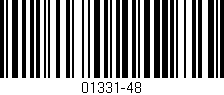 Código de barras (EAN, GTIN, SKU, ISBN): '01331-48'