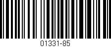 Código de barras (EAN, GTIN, SKU, ISBN): '01331-85'
