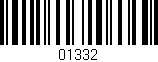 Código de barras (EAN, GTIN, SKU, ISBN): '01332'