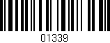 Código de barras (EAN, GTIN, SKU, ISBN): '01339'