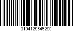 Código de barras (EAN, GTIN, SKU, ISBN): '0134129645290'