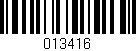 Código de barras (EAN, GTIN, SKU, ISBN): '013416'