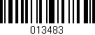 Código de barras (EAN, GTIN, SKU, ISBN): '013483'