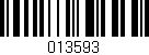 Código de barras (EAN, GTIN, SKU, ISBN): '013593'