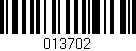 Código de barras (EAN, GTIN, SKU, ISBN): '013702'