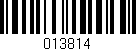 Código de barras (EAN, GTIN, SKU, ISBN): '013814'