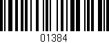 Código de barras (EAN, GTIN, SKU, ISBN): '01384'
