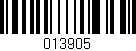 Código de barras (EAN, GTIN, SKU, ISBN): '013905'