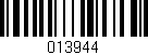Código de barras (EAN, GTIN, SKU, ISBN): '013944'