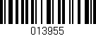 Código de barras (EAN, GTIN, SKU, ISBN): '013955'