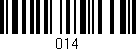 Código de barras (EAN, GTIN, SKU, ISBN): '014'