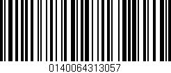 Código de barras (EAN, GTIN, SKU, ISBN): '0140064313057'