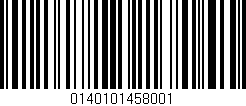 Código de barras (EAN, GTIN, SKU, ISBN): '0140101458001'