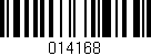 Código de barras (EAN, GTIN, SKU, ISBN): '014168'