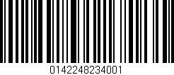 Código de barras (EAN, GTIN, SKU, ISBN): '0142248234001'