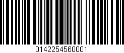 Código de barras (EAN, GTIN, SKU, ISBN): '0142254560001'