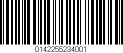Código de barras (EAN, GTIN, SKU, ISBN): '0142255234001'
