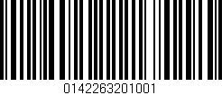 Código de barras (EAN, GTIN, SKU, ISBN): '0142263201001'