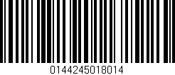Código de barras (EAN, GTIN, SKU, ISBN): '0144245018014'