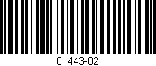 Código de barras (EAN, GTIN, SKU, ISBN): '01443-02'