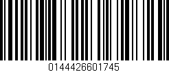 Código de barras (EAN, GTIN, SKU, ISBN): '0144426601745'