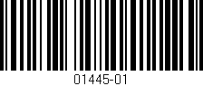 Código de barras (EAN, GTIN, SKU, ISBN): '01445-01'