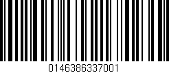 Código de barras (EAN, GTIN, SKU, ISBN): '0146386337001'