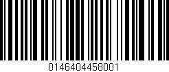 Código de barras (EAN, GTIN, SKU, ISBN): '0146404458001'