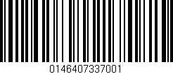 Código de barras (EAN, GTIN, SKU, ISBN): '0146407337001'
