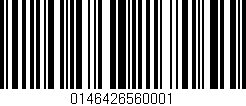 Código de barras (EAN, GTIN, SKU, ISBN): '0146426560001'