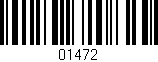 Código de barras (EAN, GTIN, SKU, ISBN): '01472'