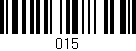 Código de barras (EAN, GTIN, SKU, ISBN): '015'