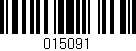 Código de barras (EAN, GTIN, SKU, ISBN): '015091'