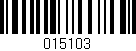 Código de barras (EAN, GTIN, SKU, ISBN): '015103'