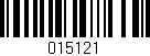 Código de barras (EAN, GTIN, SKU, ISBN): '015121'