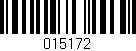 Código de barras (EAN, GTIN, SKU, ISBN): '015172'