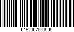 Código de barras (EAN, GTIN, SKU, ISBN): '0152007883909'