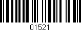 Código de barras (EAN, GTIN, SKU, ISBN): '01521'
