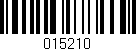 Código de barras (EAN, GTIN, SKU, ISBN): '015210'