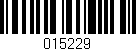 Código de barras (EAN, GTIN, SKU, ISBN): '015229'