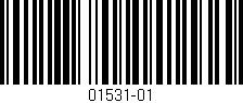 Código de barras (EAN, GTIN, SKU, ISBN): '01531-01'