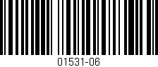 Código de barras (EAN, GTIN, SKU, ISBN): '01531-06'
