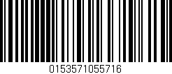 Código de barras (EAN, GTIN, SKU, ISBN): '0153571055716'