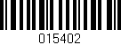 Código de barras (EAN, GTIN, SKU, ISBN): '015402'