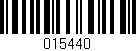 Código de barras (EAN, GTIN, SKU, ISBN): '015440'