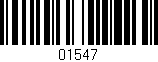 Código de barras (EAN, GTIN, SKU, ISBN): '01547'