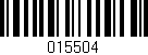 Código de barras (EAN, GTIN, SKU, ISBN): '015504'