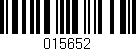 Código de barras (EAN, GTIN, SKU, ISBN): '015652'