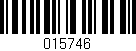 Código de barras (EAN, GTIN, SKU, ISBN): '015746'